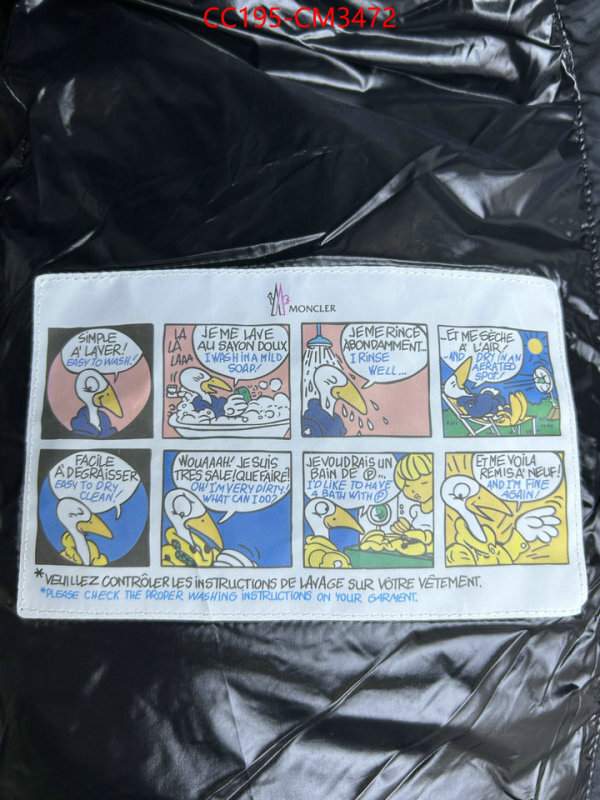 Down jacket Women-Moncler buy aaaaa cheap ID: CM3472 $: 195USD