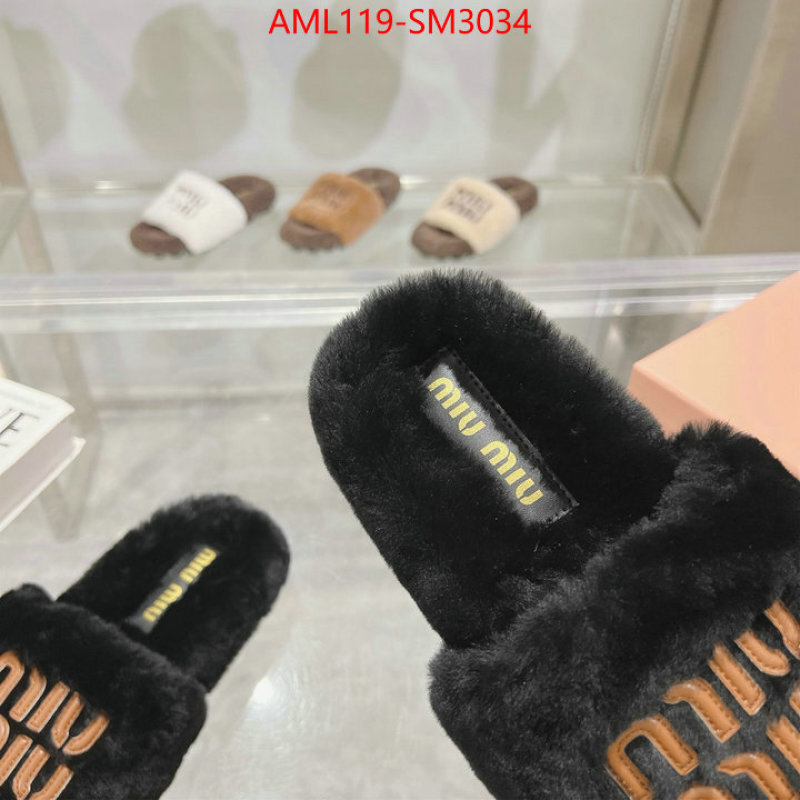 Women Shoes-Miu Miu designer 1:1 replica ID: SM3034 $: 119USD