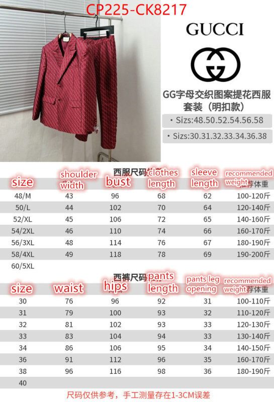 Clothing-Gucci we curate the best ID: CK8217