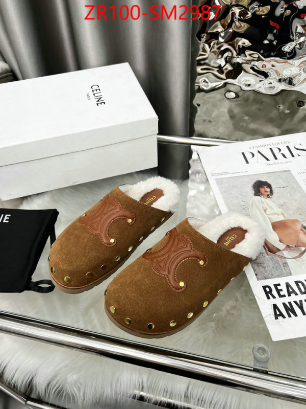 Women Shoes-CELINE 2024 aaaaa replica customize ID: SM2987 $: 100USD