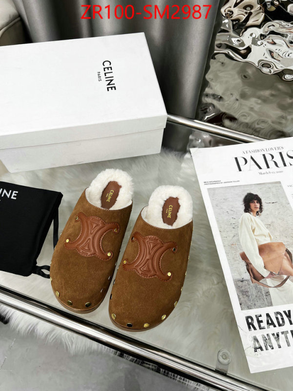 Women Shoes-CELINE 2024 aaaaa replica customize ID: SM2987 $: 100USD