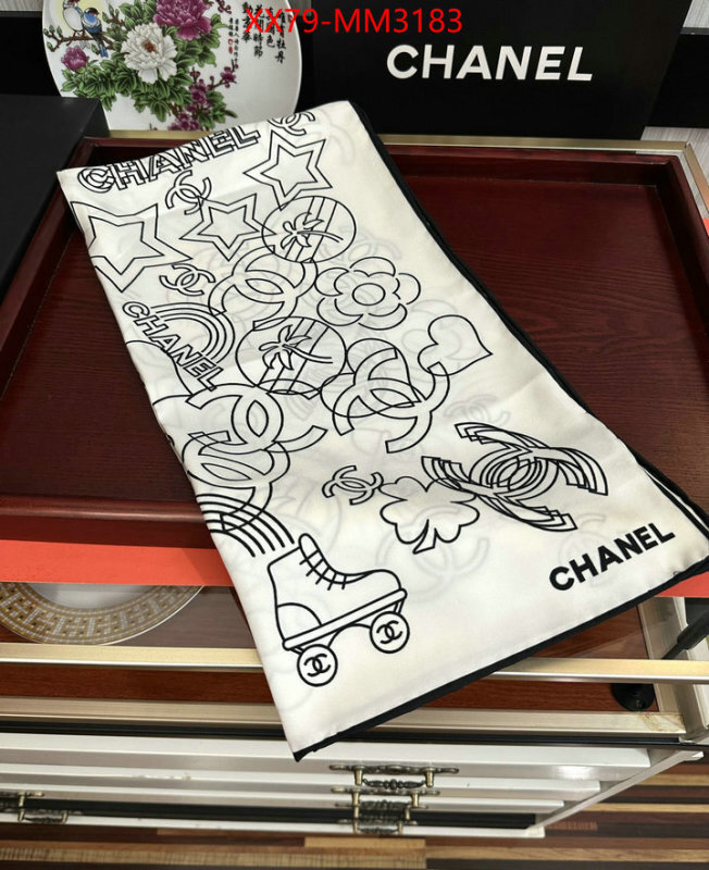 Scarf-Chanel luxury shop ID: MM3183 $: 79USD