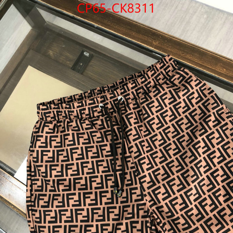 Beach Shorts-Fendi can you buy knockoff ID: CK8311 $: 65USD