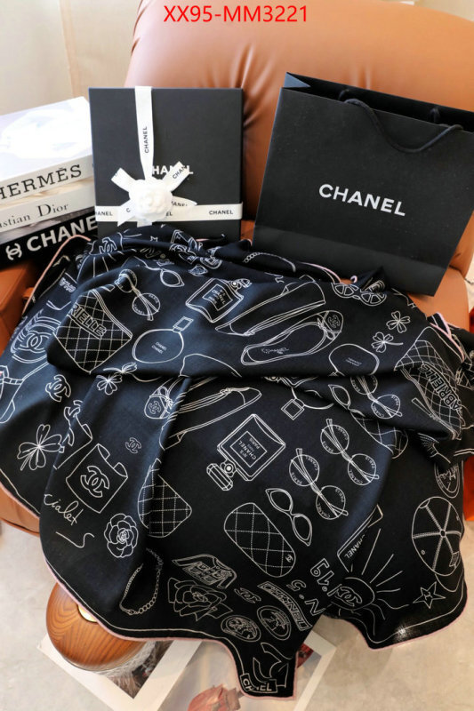 Scarf-Chanel high quality designer replica ID: MM3221 $: 95USD