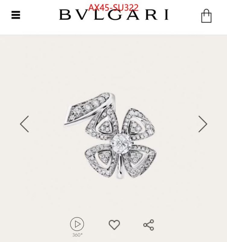 Jewelry-Bvlgari ID: SU322 $: 45USD