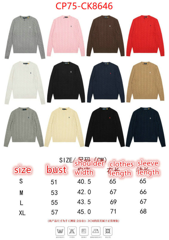 Clothing-Ralph Lauren ID: CK8646 $: 75USD