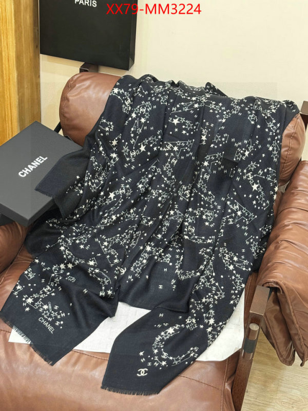 Scarf-Chanel shop ID: MM3224 $: 79USD