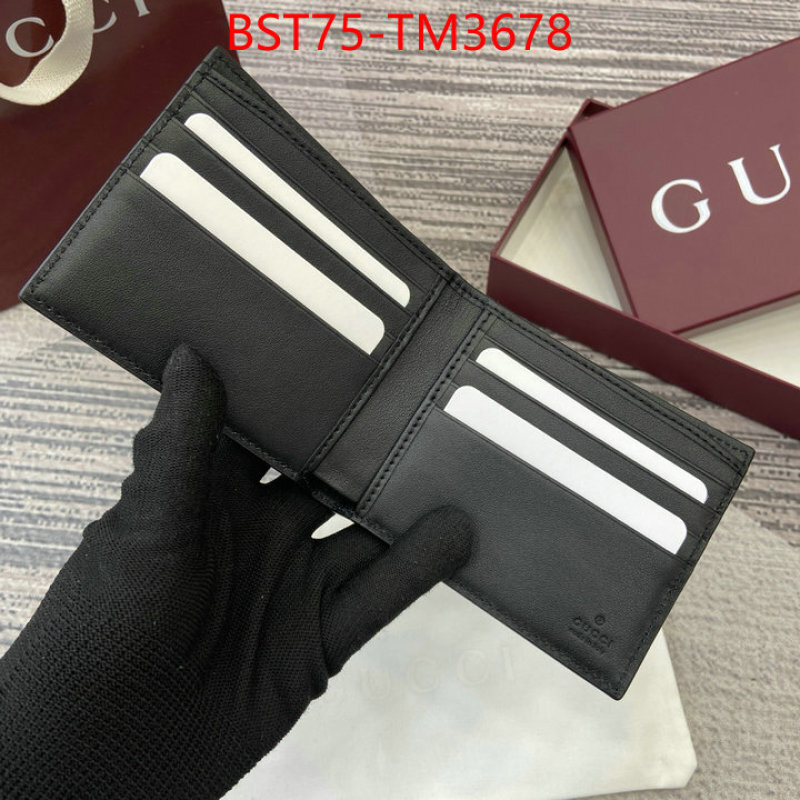 Gucci Bags(TOP)-Wallet- ID: TM3678 $: 75USD,