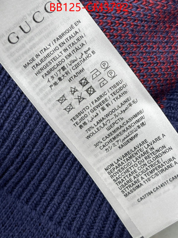 Clothing-Gucci ID: CM3792 $: 125USD