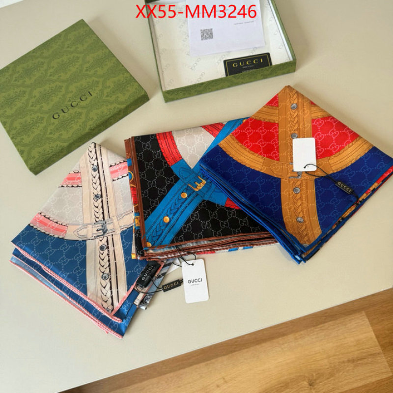 Scarf-Gucci outlet 1:1 replica ID: MM3246 $: 55USD