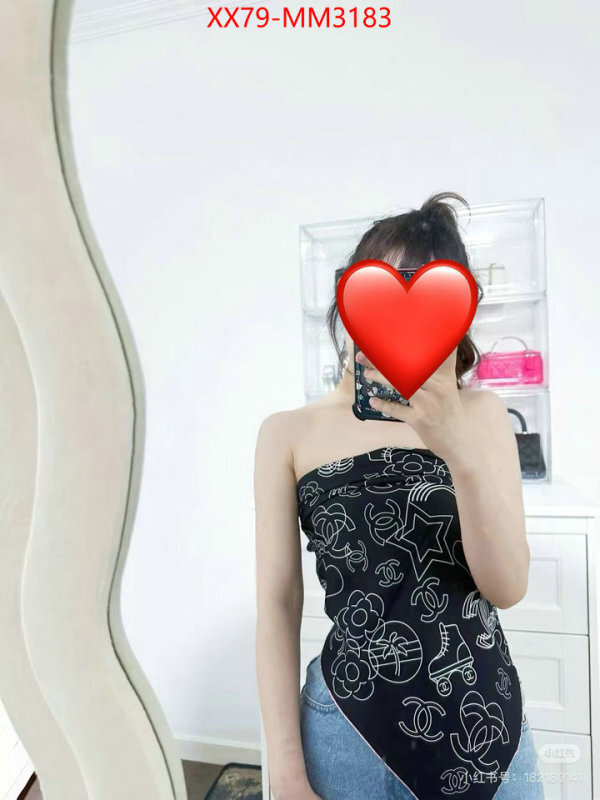 Scarf-Chanel luxury shop ID: MM3183 $: 79USD