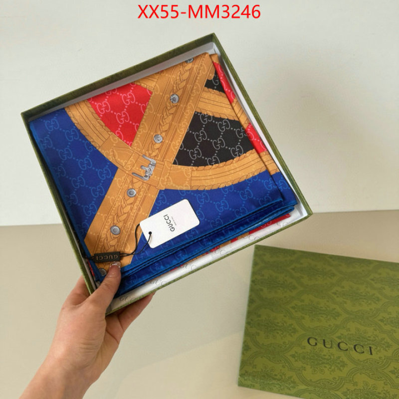 Scarf-Gucci outlet 1:1 replica ID: MM3246 $: 55USD