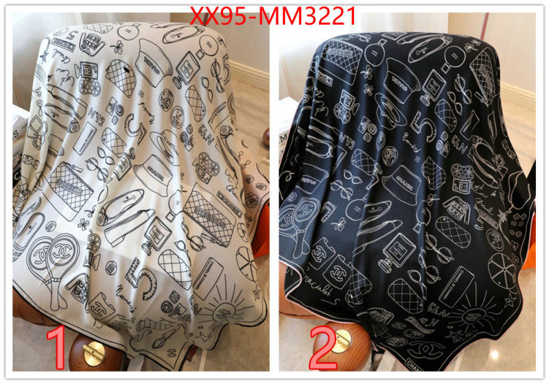 Scarf-Chanel high quality designer replica ID: MM3221 $: 95USD