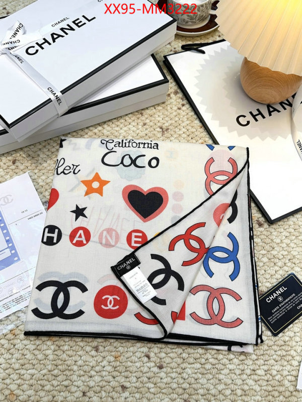 Scarf-Chanel what best replica sellers ID: MM3222 $: 95USD