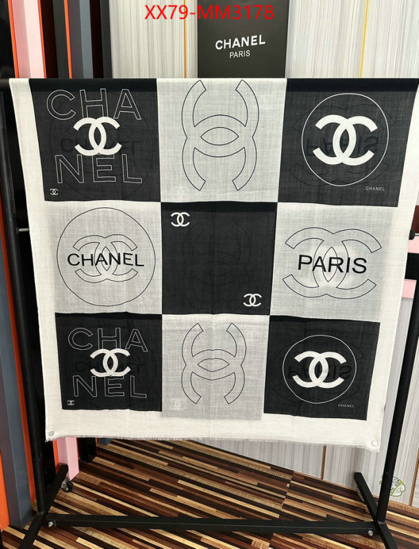 Scarf-Chanel best luxury replica ID: MM3178 $: 79USD