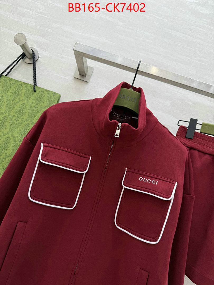 Clothing Set-Gucci ID: CK7402 $: 165USD