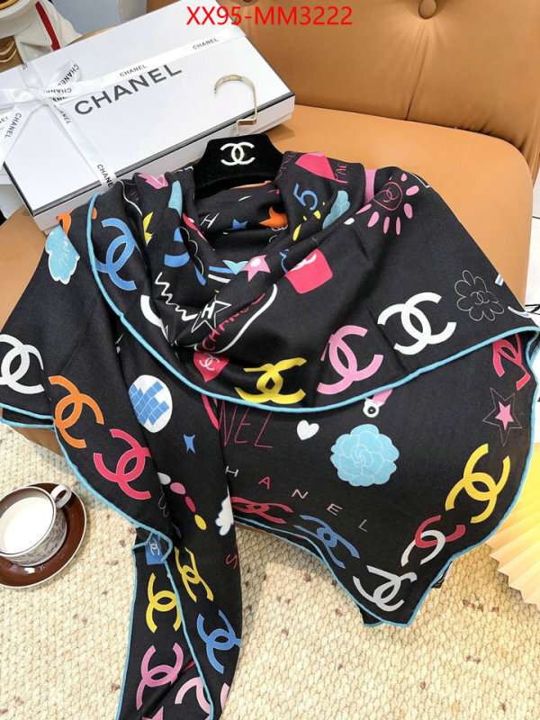 Scarf-Chanel what best replica sellers ID: MM3222 $: 95USD