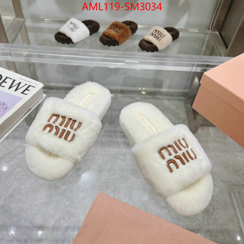Women Shoes-Miu Miu designer 1:1 replica ID: SM3034 $: 119USD