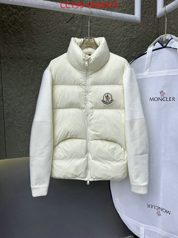 Down jacket Men-Moncler where to buy replicas ID: CM3475 $: 195USD