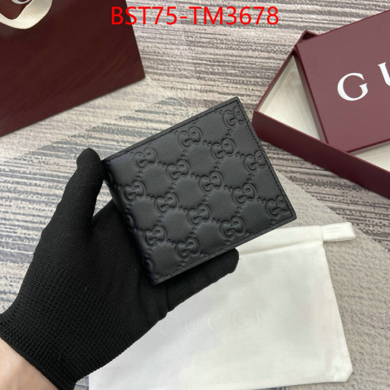 Gucci Bags(TOP)-Wallet- ID: TM3678 $: 75USD,