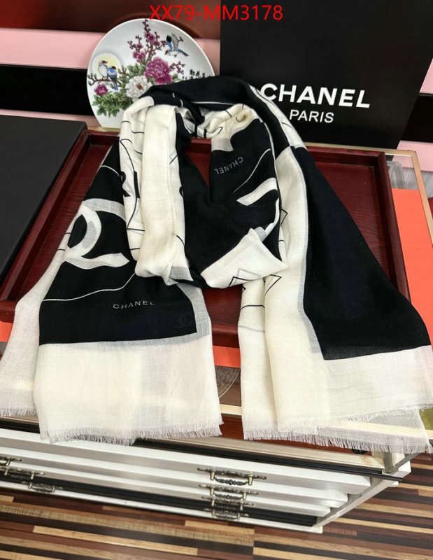 Scarf-Chanel best luxury replica ID: MM3178 $: 79USD