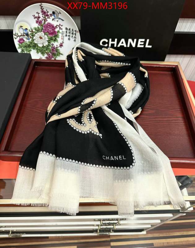 Scarf-Chanel what's the best to buy replica ID: MM3196 $: 79USD