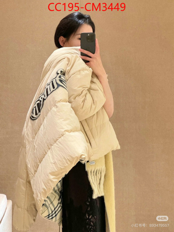 Down jacket Women-Burberry buy aaaaa cheap ID: CM3449 $: 195USD