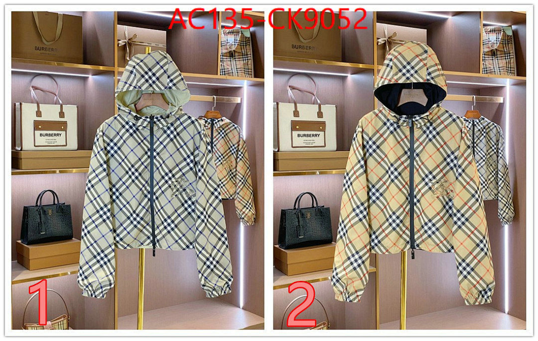 Clothing-Burberry ID: CK9052 $: 135USD