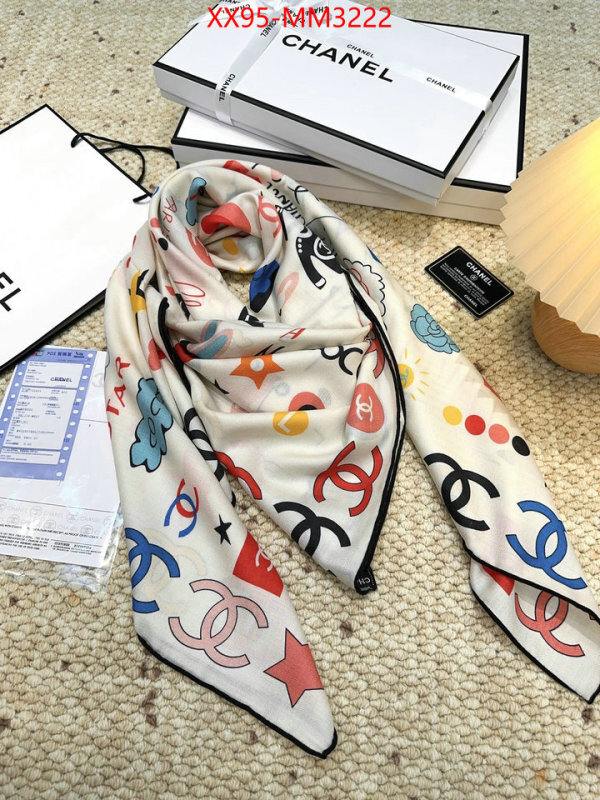 Scarf-Chanel what best replica sellers ID: MM3222 $: 95USD