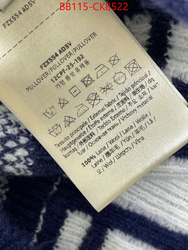 Clothing-Fendi ID: CK8522 $: 115USD