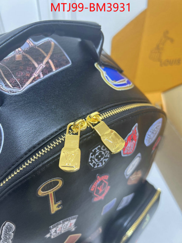 LV Bags(4A)-Backpack- ID: BM3931 $: 99USD,