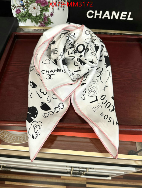 Scarf-Chanel buy high quality cheap hot replica ID: MM3172 $: 79USD