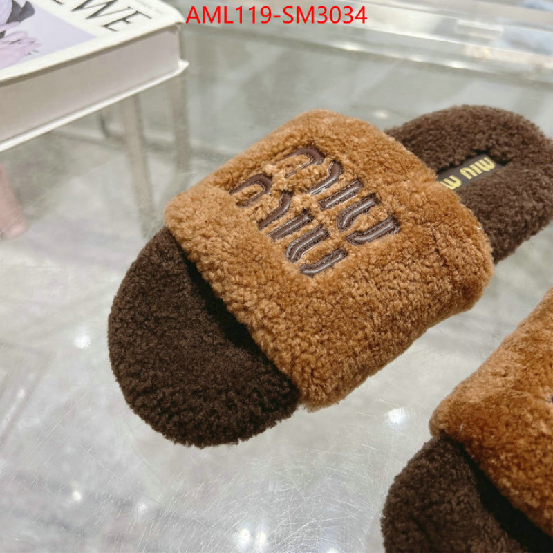 Women Shoes-Miu Miu designer 1:1 replica ID: SM3034 $: 119USD