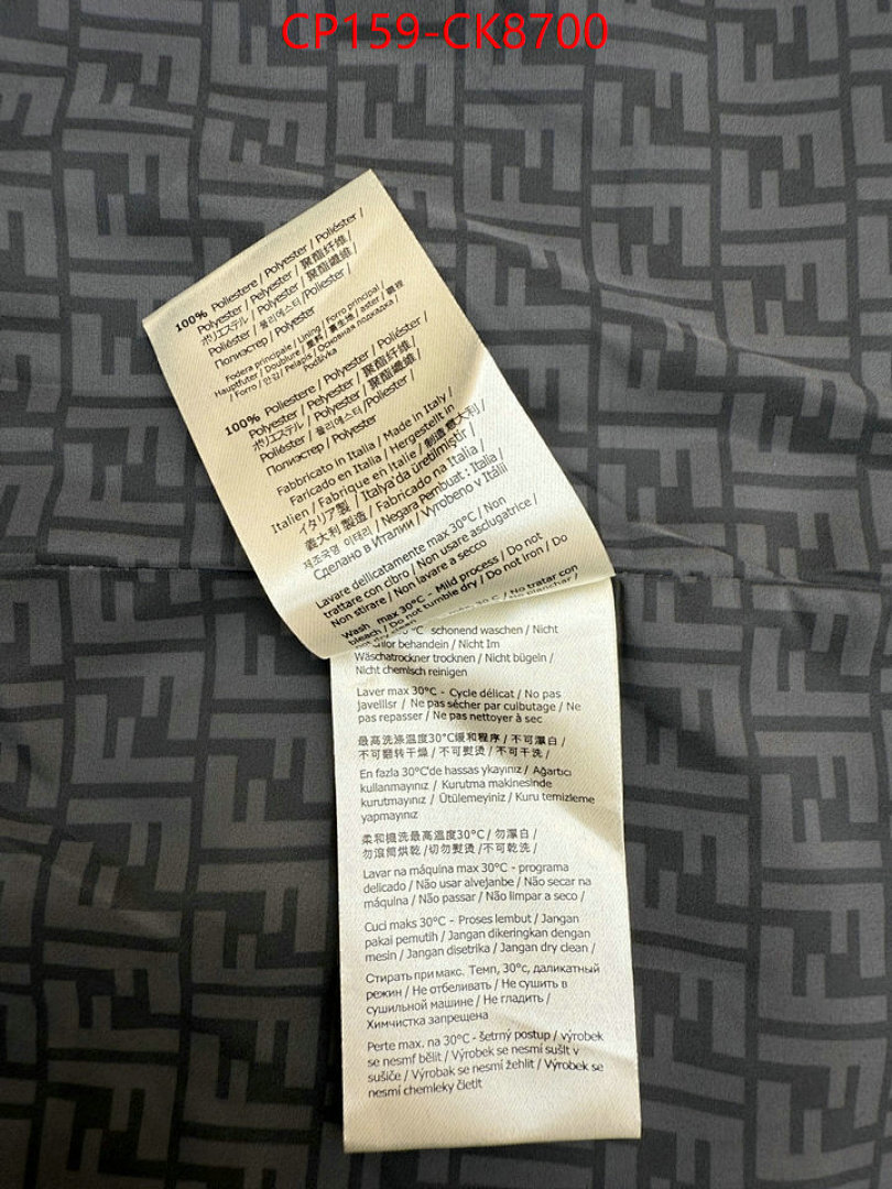 Clothing-Fendi ID: CK8700 $: 159USD
