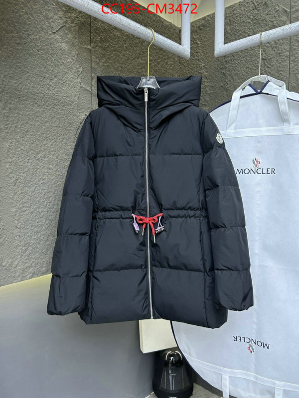 Down jacket Women-Moncler buy aaaaa cheap ID: CM3472 $: 195USD