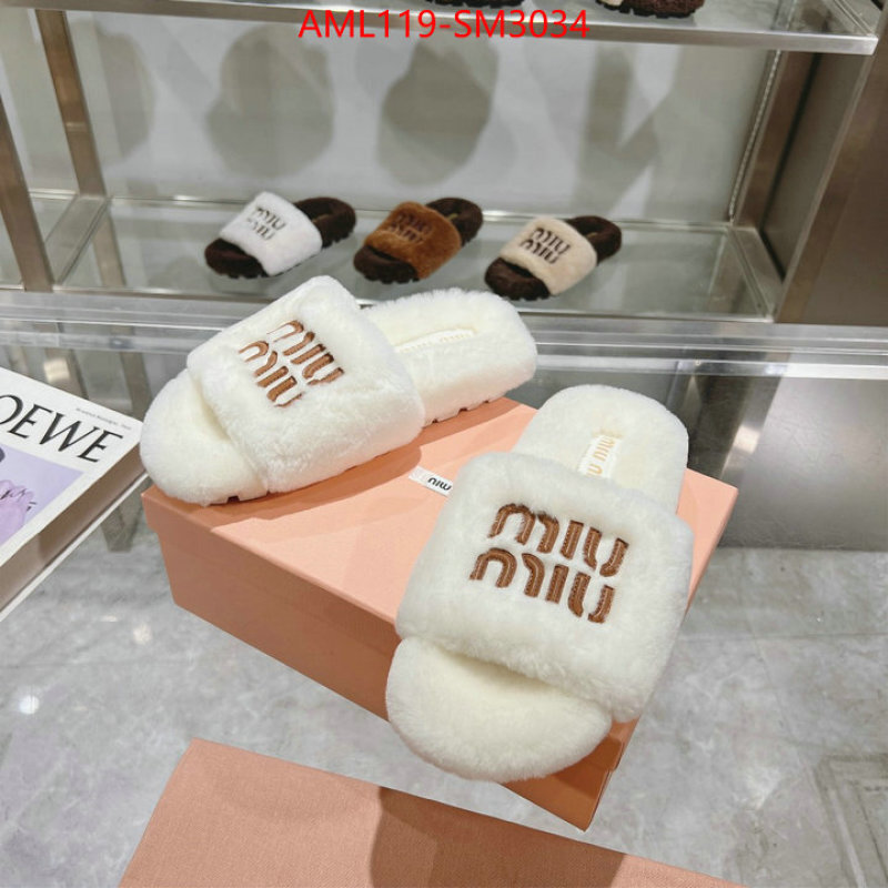 Women Shoes-Miu Miu designer 1:1 replica ID: SM3034 $: 119USD