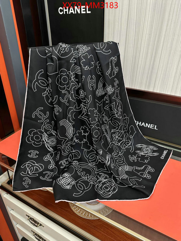 Scarf-Chanel luxury shop ID: MM3183 $: 79USD