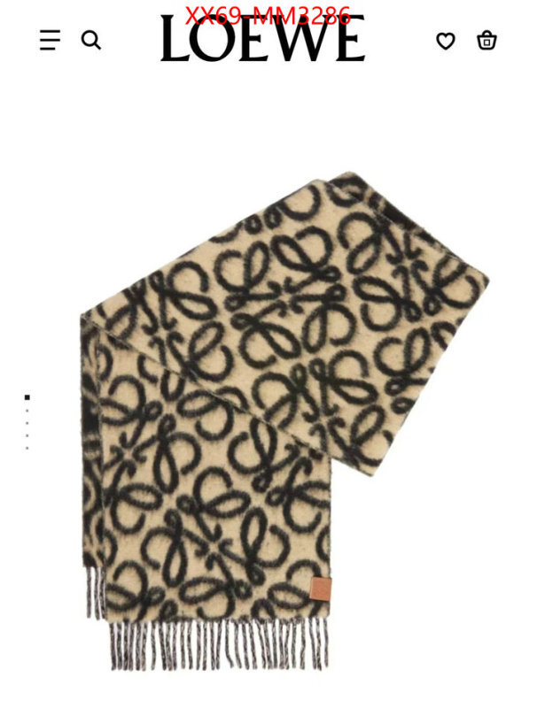Scarf-Loewe top brands like ID: MM3286 $: 69USD