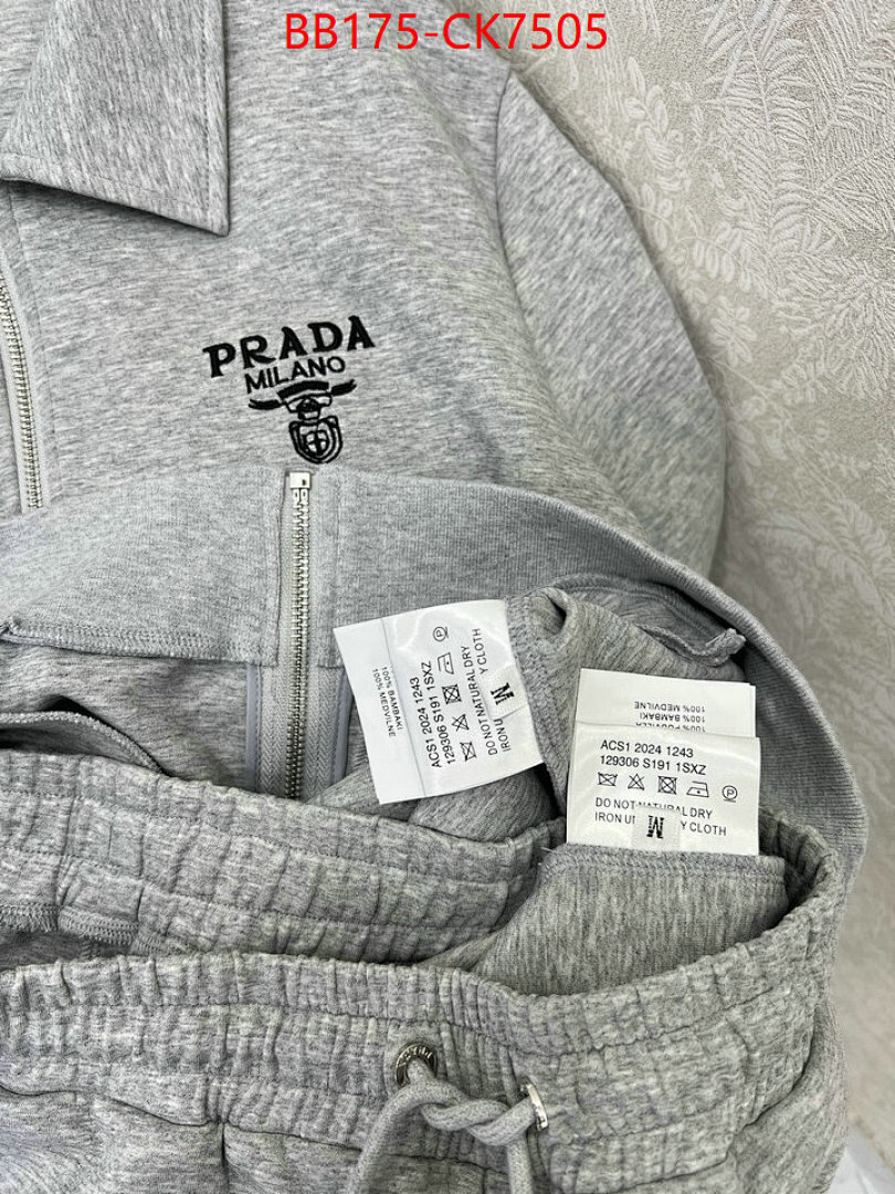 Clothing Set-Prada ID: CK7505 $: 175USD