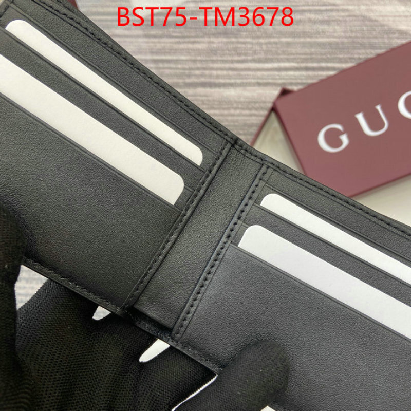 Gucci Bags(TOP)-Wallet- ID: TM3678 $: 75USD,