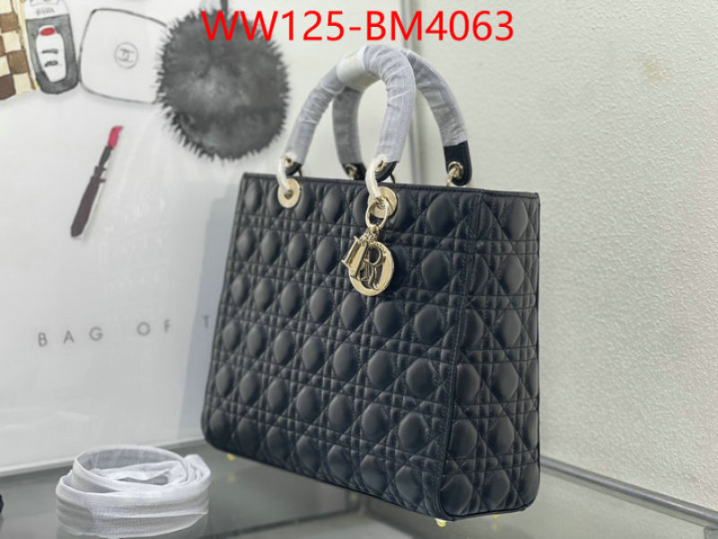 Dior Bags(4A)-Lady- ID: BM4063 $: 125USD,
