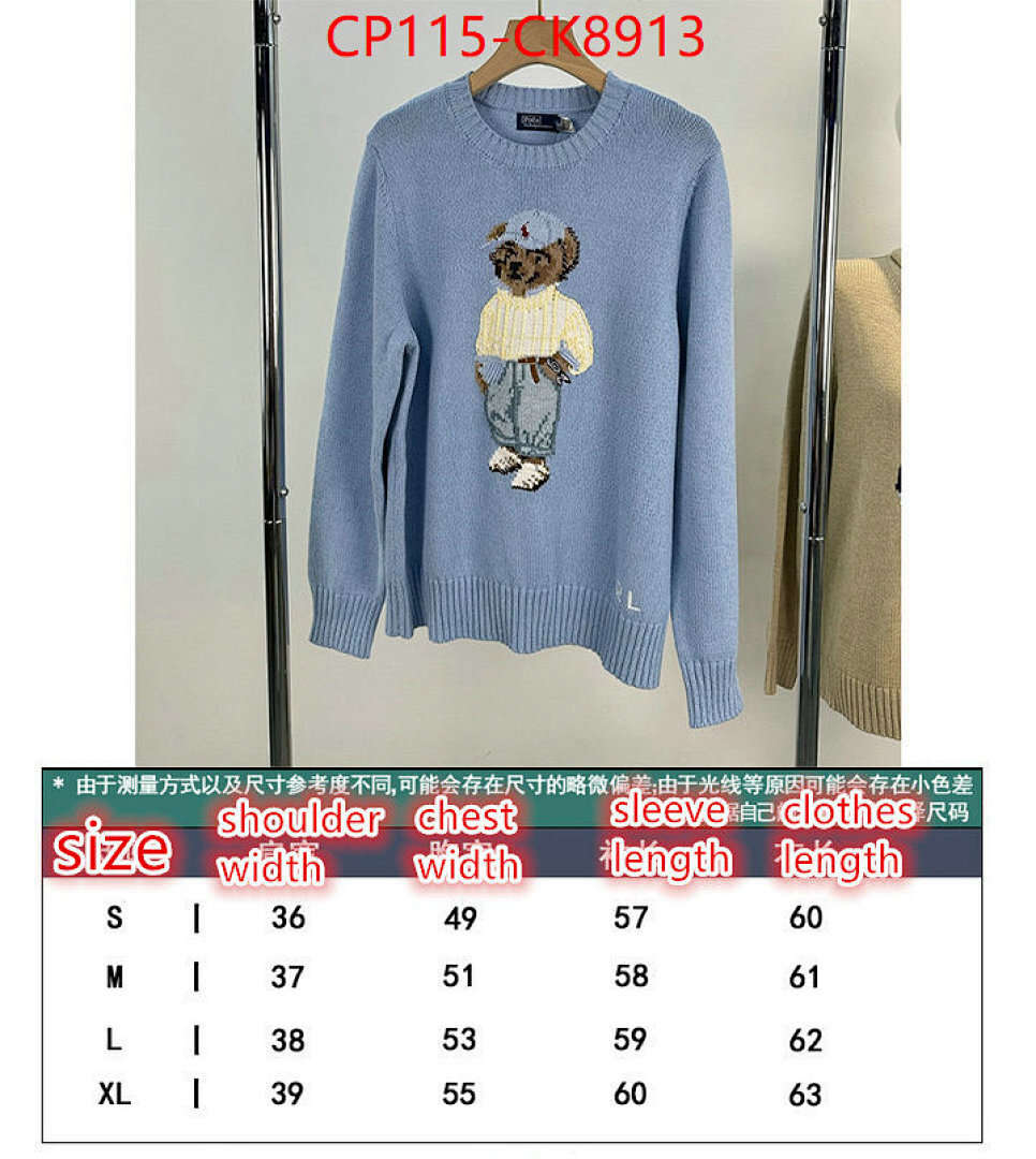 Clothing-Ralph Lauren ID: CK8913 $: 115USD