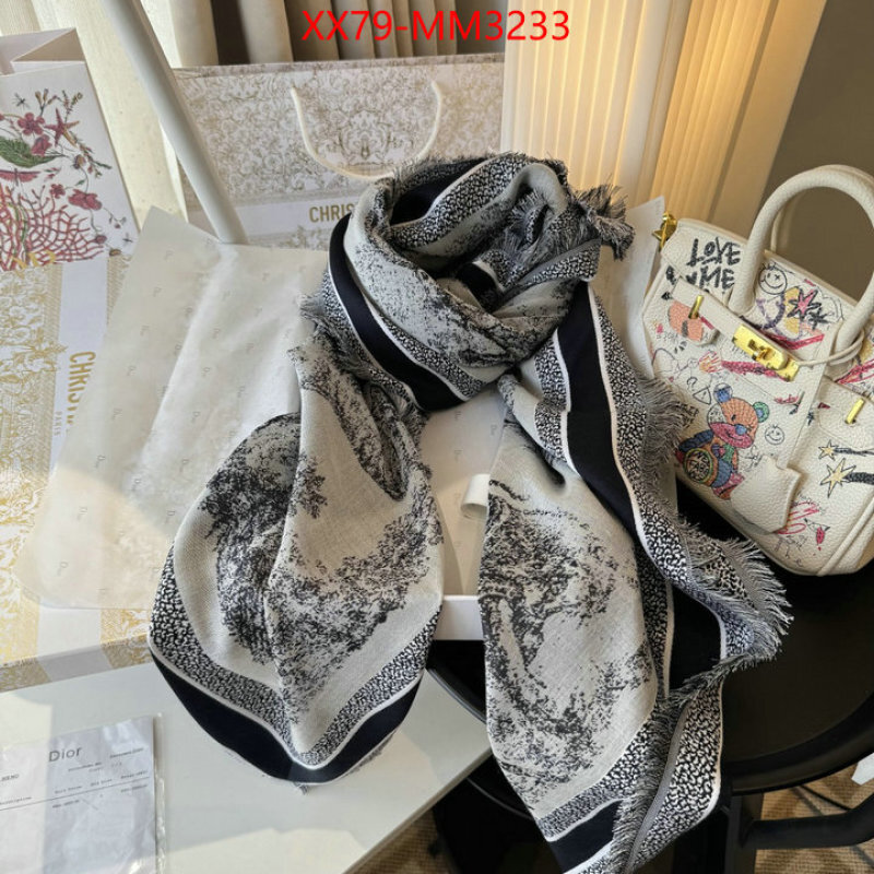 Scarf-Dior fashion replica ID: MM3233 $: 79USD