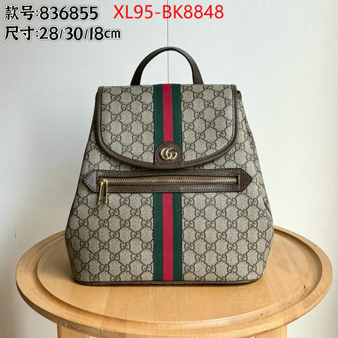 Gucci Bags(4A)-Backpack- ID: BK8848 $: 95USD,