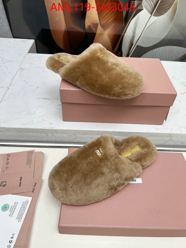 Women Shoes-Miu Miu what 1:1 replica ID: SM3043 $: 119USD