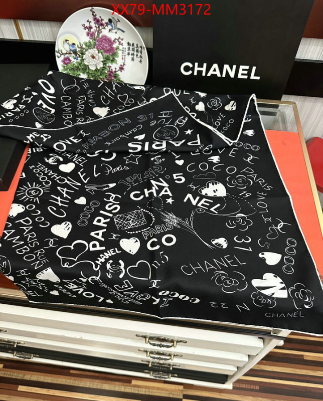 Scarf-Chanel buy high quality cheap hot replica ID: MM3172 $: 79USD