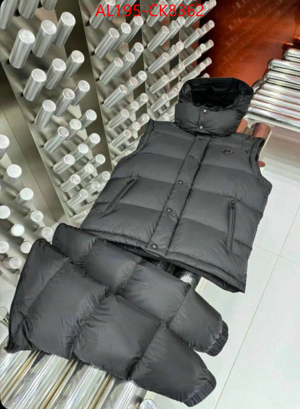 Down jacketMen-Prada ID: CK8362 $: 195USD