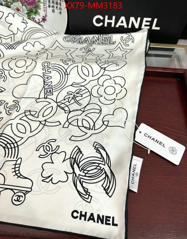 Scarf-Chanel luxury shop ID: MM3183 $: 79USD