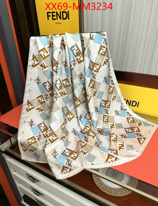 Scarf-Fendi top quality fake ID: MM3234 $: 69USD
