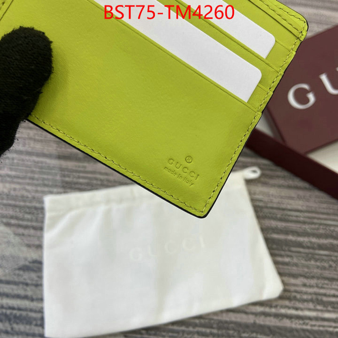 Gucci Bags(TOP)-Wallet- ID: TM4260 $: 75USD,